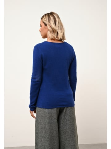 Just Cashmere Kaschmir-Pullover "Vivian" in Dunkelblau