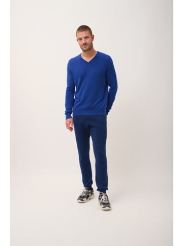 Just Cashmere Kaschmir-Pullover "Walt" in Blau