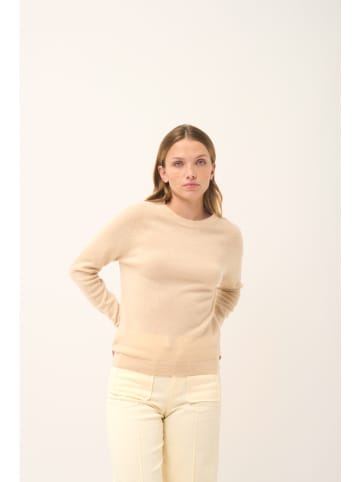 Just Cashmere Kasjmieren trui "Jane" beige