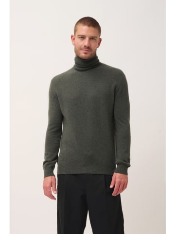 Just Cashmere Kasjmieren trui "Connor" kaki