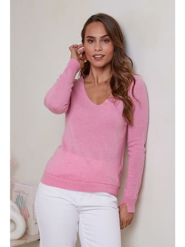 Soft Cashmere Kaschmir-Pullover in Rosa