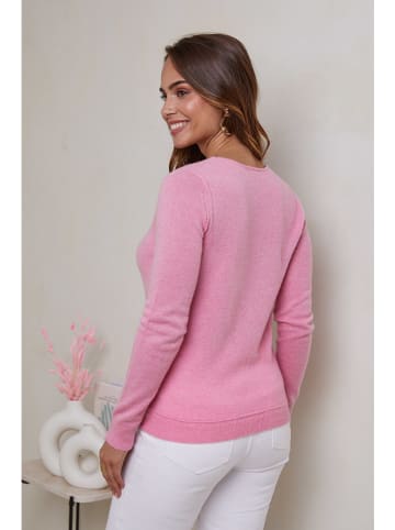 Soft Cashmere Kaszmirowy sweter w kolorze jasnoróżowym