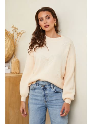 Soft Cashmere Sweter w kolorze beżowym