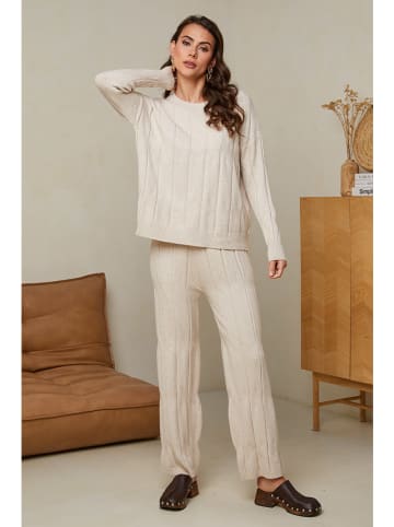 Soft Cashmere 2-częściowy zestaw w kolorze kremowym