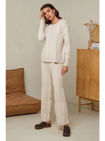 Soft Cashmere 2-częściowy zestaw w kolorze kremowym
