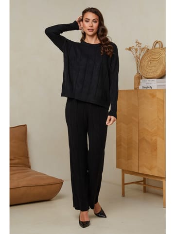 Soft Cashmere 2-częściowy zestaw w kolorze czarnym