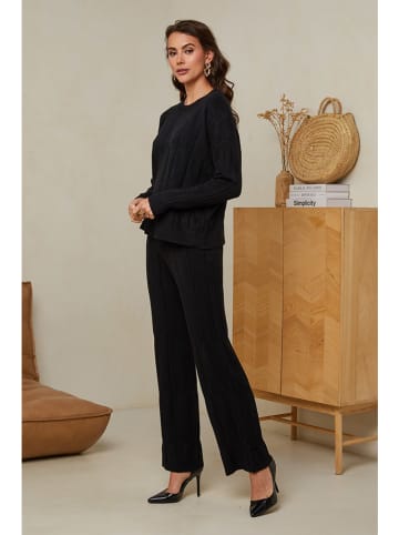Soft Cashmere 2tlg. Outfit in Schwarz