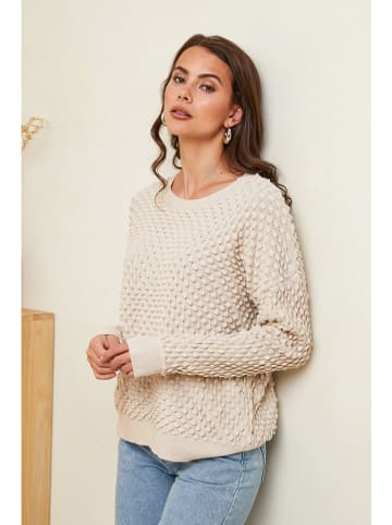 Soft Cashmere Pullover in Beige