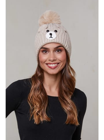 Soft Cashmere Mütze in Beige