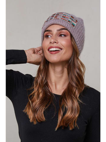 Soft Cashmere Mütze in Taupe