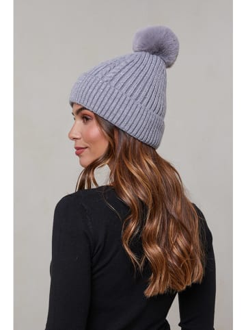 Soft Cashmere Muts grijs