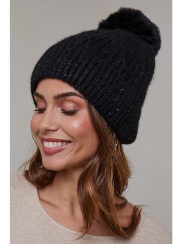 Soft Cashmere Muts zwart