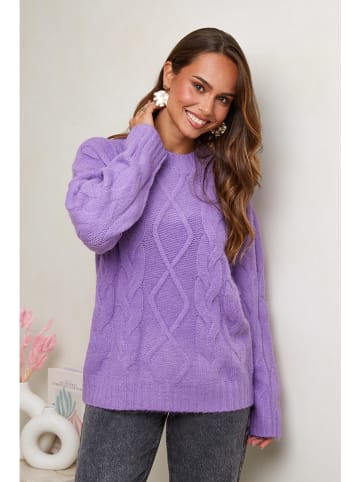 Soft Cashmere Sweter w kolorze fioletowym