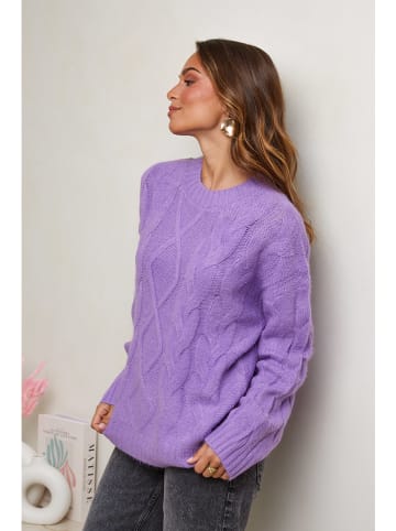 Soft Cashmere Pullover in Lila