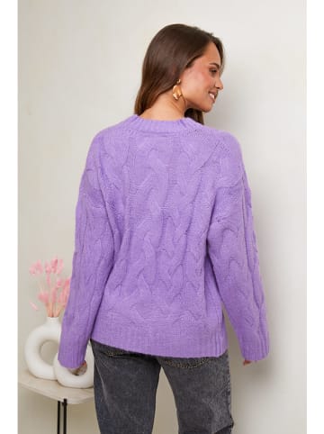 Soft Cashmere Sweter w kolorze fioletowym
