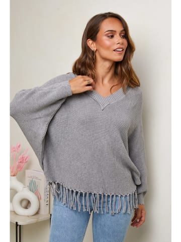 Soft Cashmere Sweter w kolorze szarym