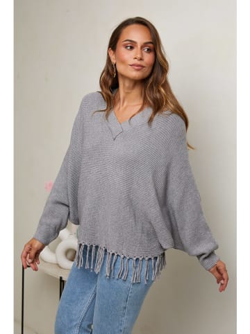 Soft Cashmere Sweter w kolorze szarym