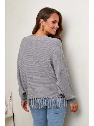 Soft Cashmere Sweter w kolorze szarym