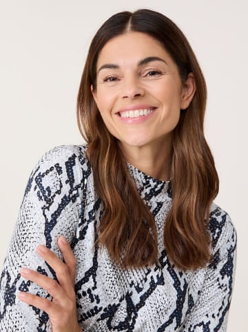 Gerry Weber Longsleeve in Beige/ Schwarz