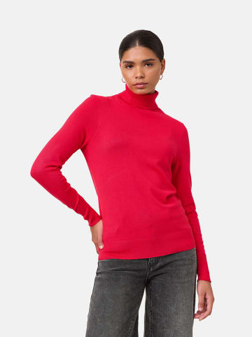 TAIFUN Rollkragenpullover in Pink