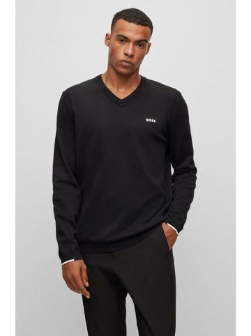Hugo Boss Sweter "Ever" w kolorze czarnym