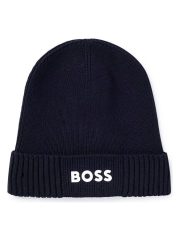 Hugo Boss Czapka beanie w kolorze granatowym