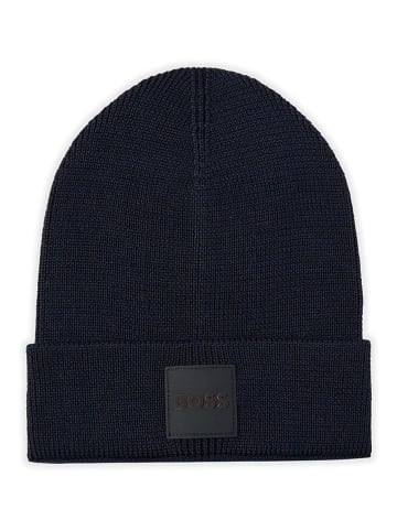 Hugo Boss Beanie in Dunkelblau