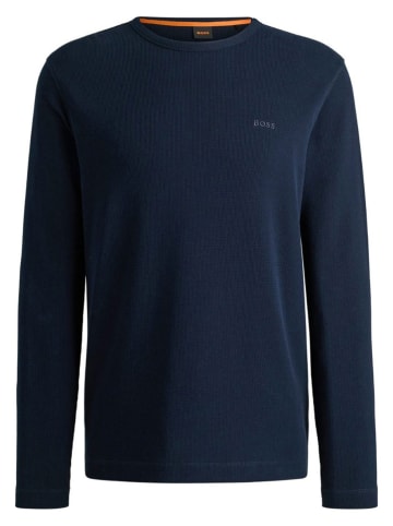 Hugo Boss Koszulka "Tempesto" w kolorze granatowym