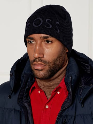 Hugo Boss Underwear Beanie donkerblauw