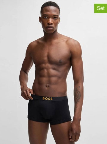 Hugo Boss 2er-Set: Boxershorts in Schwarz/ Rot