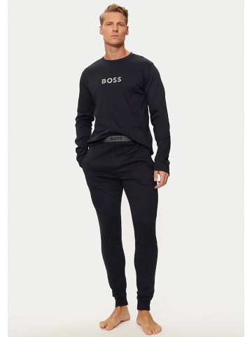Hugo Boss Underwear Piżama w kolorze granatowym