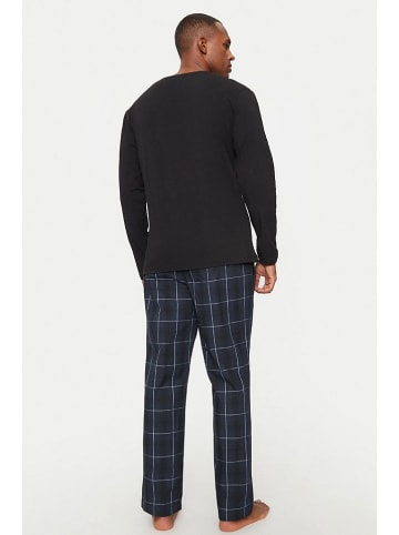 Hugo Boss Underwear Pyjama in Dunkelblau