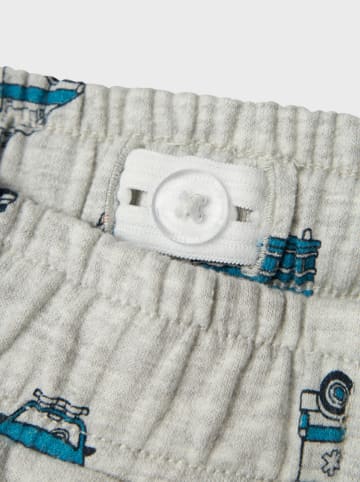 name it Sweatbroek "Troy" grijs/blauw