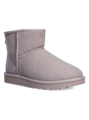 UGG Leren boots "Classic Mini II" lichtroze