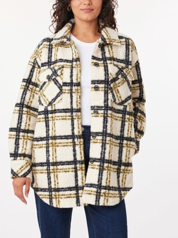 Scotch & Soda Blousejas crème/zwart/kaki