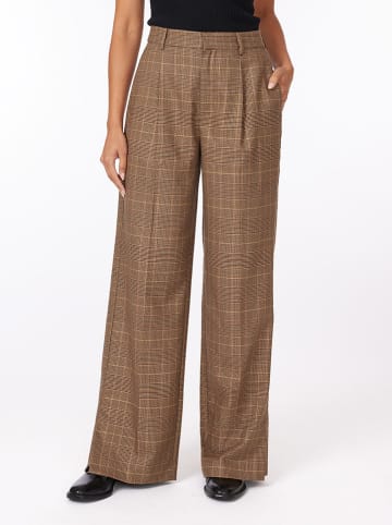 Scotch & Soda Marlenehose in Camel/ Schwarz