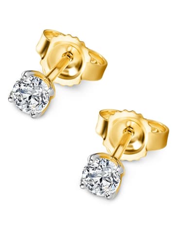 Revoni Gold-Ohrstecker mit Diamanten
