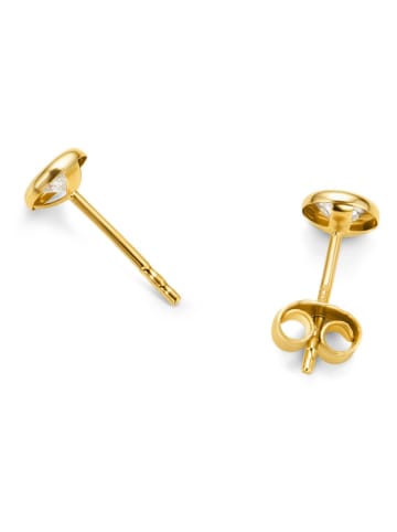 Revoni Gouden oorstekers met diamanten