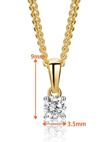 Revoni Gold-Anhänger mit Diamant