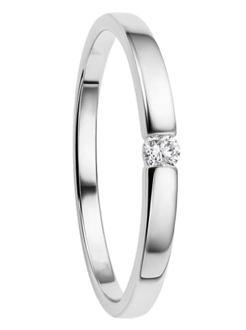 Revoni Witgouden ring met diamant