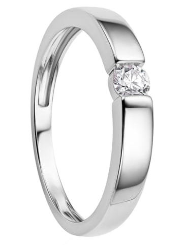 Revoni Witgouden ring met diamant