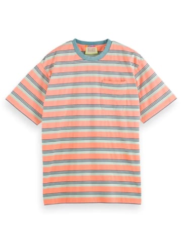 Scotch & Soda Shirt in Orange/ Mint