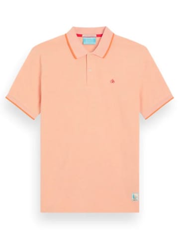 Scotch & Soda Koszulka polo w kolorze brzoskwiniowym