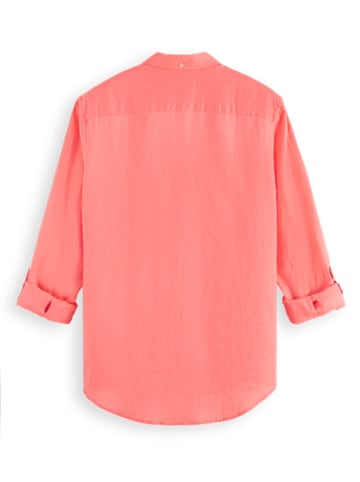 Scotch & Soda Leinen-Hemd - Regular fit - in Lachs