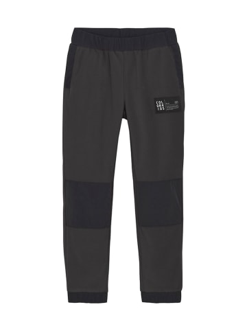 Color Kids Fleecehose in Braun/ Schwarz