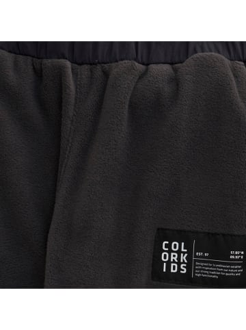 Color Kids Fleecehose in Braun/ Schwarz