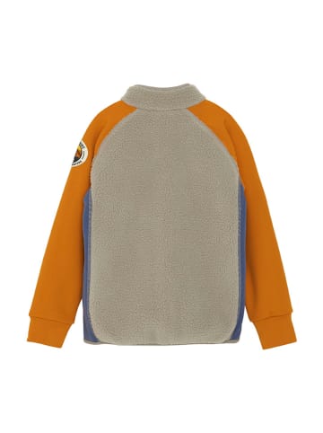 Color Kids Kurtka polarowa w kolorze beżowo-pomarańczowym