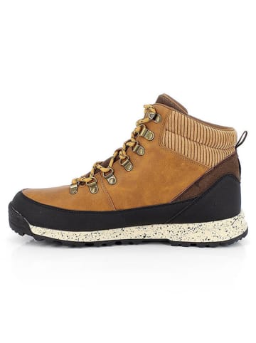 Kimberfeel Boots "Serkan" in Schwarz/ Hellbraun
