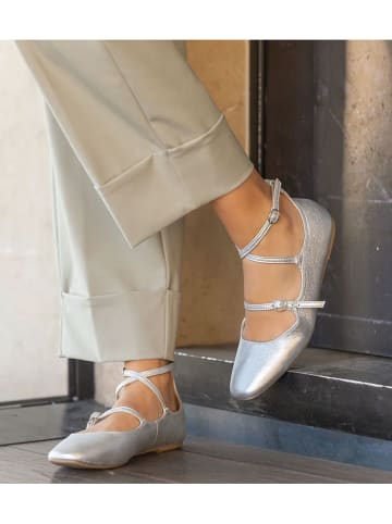 Bellucci Ballerina's zilverkleurig