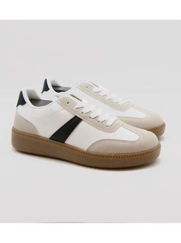 Belucci Sneakers wit/beige/zwart